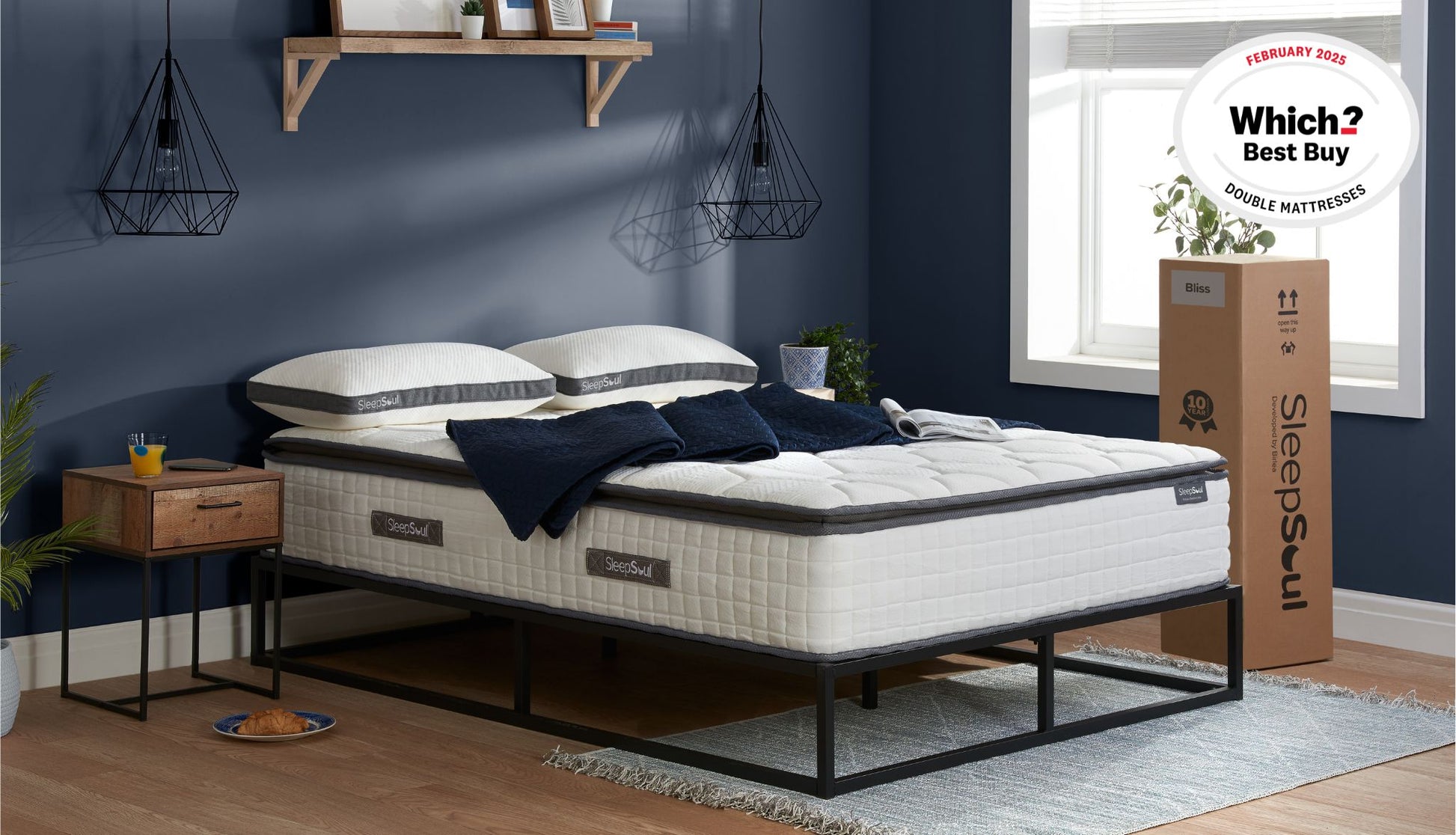 Sleepsoul Bliss 800 Pillow Top Mattress - Small Double